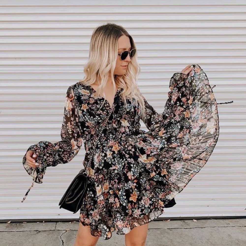 Free People Closer to the Heart Mini Dress